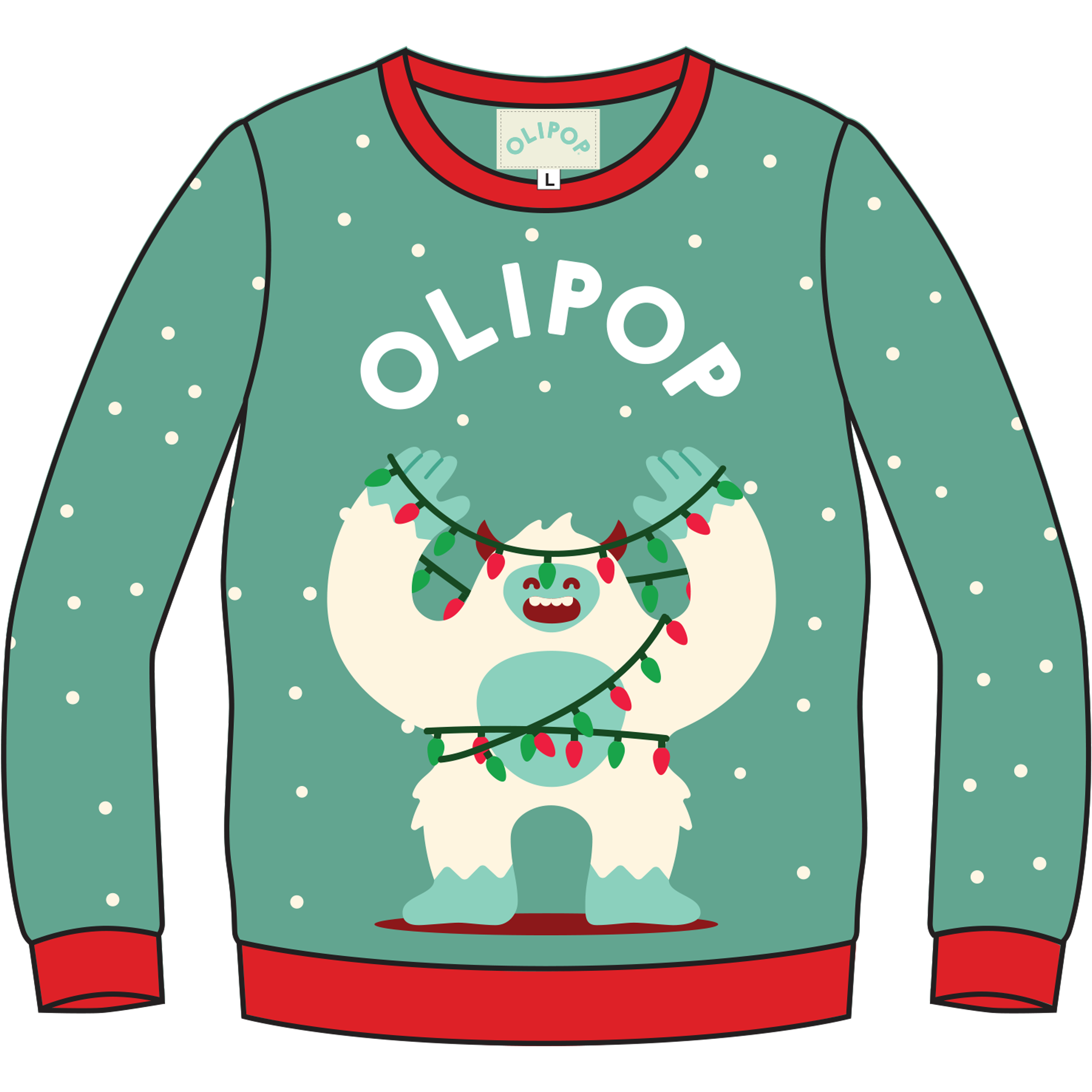 Green Yeti Sweater